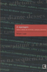 Capa de A reportagem - Nilson Lage