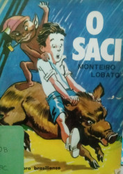 Capa de O saci - Monteiro Lobato