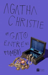 Capa de Um gato entre os pombos - Agatha Christie