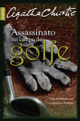 Capa de Assassinato no campo de golfe - Agatha Christie