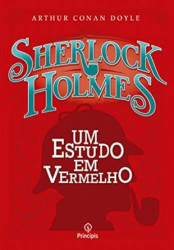 Capa de Um estudo em vermelho - Arthur Conan Doyle