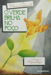 Capa de O verde brilha no poço - Marina Colasanti