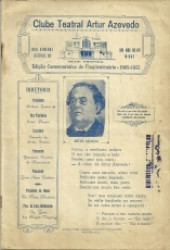Capa de Clube Teatral Arthur Azevedo - 