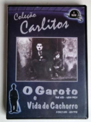Capa de O garoto e Vida de cachorro - Charles Chaplin