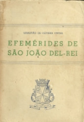 Capa de Efemérides de São João del-Rei volume II - Sebastião de Oliveira Cintra