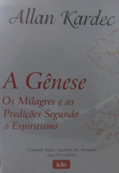 Capa de A gênese - Allan Kardec