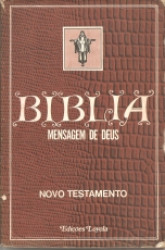 Capa de Bíblia: mensagem de Deus - 
