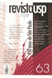 Capa de REVISTA USP, DOSSIÊ 450 ANOS DE SÃO PAULO - Cremilda Medina, coordenadora