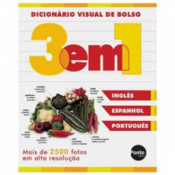 Capa de Dicionário visual de bolso 3 em 1 - 