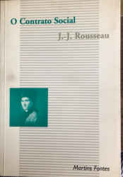 Capa de O contrato social - Jean-Jacques Rousseau