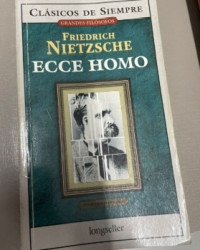 Capa de Ecce homo - Friedrich Nietzsche