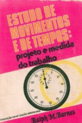 Capa de Estudo de movimentos e de tempos - Ralph M. Barnes