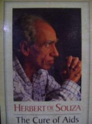 Capa de A cura da AIDS - Herbert de Souza