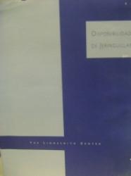 Capa de Cartilha - Disponibilidad de Jeringuillas - The Lindesith Center