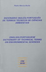 Capa de Dicionario Inglês/Português de termos tecnicos de ciencias ambientais - Pedro Matcio Braile