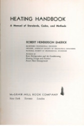Capa de Heating Handbook - Robert Henderson