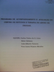 Capa de Programa de Acompanhamento e avaliação do Centro de Estudos e Terapia do Abuso de Drogas - CETAD