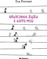Capa de Bruxinha Zuzu e gato Miú - Eva Furnari