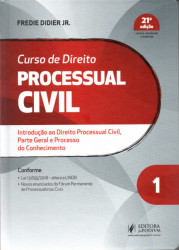 Capa de Curso de direito processual civil volume 1 - Fredie Didier Jr.