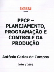 Capa de PPCP-PLANEJAMENTO,PROGAMAÇÃO E CONTROLE DA PRODUÇÃO - Antonio Carlos