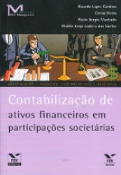 Capa de Contabilização de ativos financeiros em participações societárias - Ricardo Lopes; Carlos Vieira.