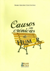 Capa de Causos em crônicas de humor - José Antônio Oliveira de Resende, Padre Ramiro José Gregório