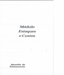 Capa de Módulo Estoques e Custos - 