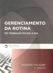 Capa de Gerenciamento da rotina do trabalho do dia-a-dia - Vicente Falconi