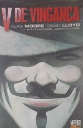 Capa de V de vingança - Alan Moore; David Lloyd