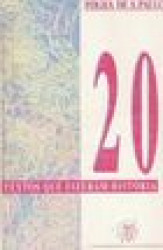 Capa de 20 textos que fizeram história - Caio Túlio Costa; Leão Serva