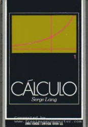 Capa de Cálculo 1 - Serge Lang