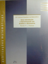 Capa de Uma introdução à simetrização em análise e geometria - Pedrosa