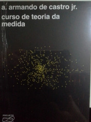 Capa de Curso de teoria da medida - Armando de Castro