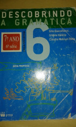 Capa de Descobrindo a Gramática - Gilio Giacomozzi; Gildete Valério; Cláudia Molinari Reda