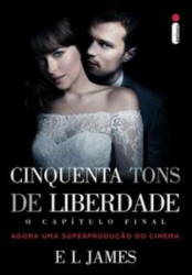 Capa de Cinquenta tons de liberdade - E. L. James