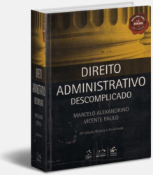 Capa de Direito administrativo descomplicado - Marcelo Alexandrino; Vicente Paulo