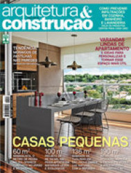 Capa de Revista Arquitetura & Construção - JAN 2012 - 