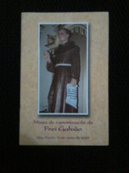 Capa de Missa de canonização de Frei Galvão - 
