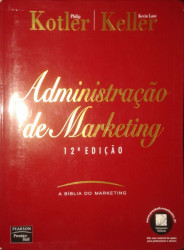 Capa de Administração de marketing - Philip Kotler; Kevin Lane Keller