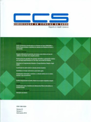 Capa de Comunicação em Ciências da Saúde - 