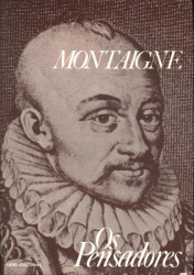 Capa de Os pensadores: Montaigne - Michel de Montaigne