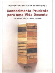 Capa de Conhecimento Prudente para uma Vida Decente - Boaventura de sousa santos [org.]