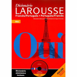 Capa de Mini Dicionário Larousse - coordenação editorial José A. Gálvez