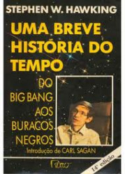 Capa de Uma breve história do tempo - Stephen Hawking