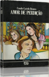Capa de Amor de perdição - Camilo Botelho Castelo Branco