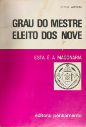 Capa de Grau do mestre eleito dos nove - Jorge Adoum