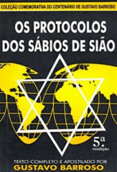 Capa de Os Protocolos dos Sábios de Sião - Gustavo Barroso (org.)