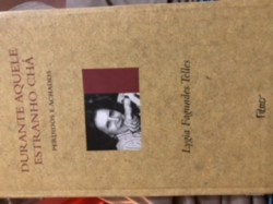 Capa de Durante aquele estranho chá - Lygia Fagundes Telles