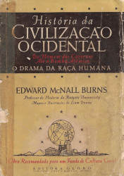Capa de História da civilização ocidental volume 2 - Edward McNall Burns