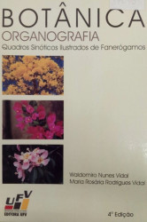 Capa de Botânica: organografia - Waldomiro Nunes Vidal; Maria Rosália Rodrigues Vidal